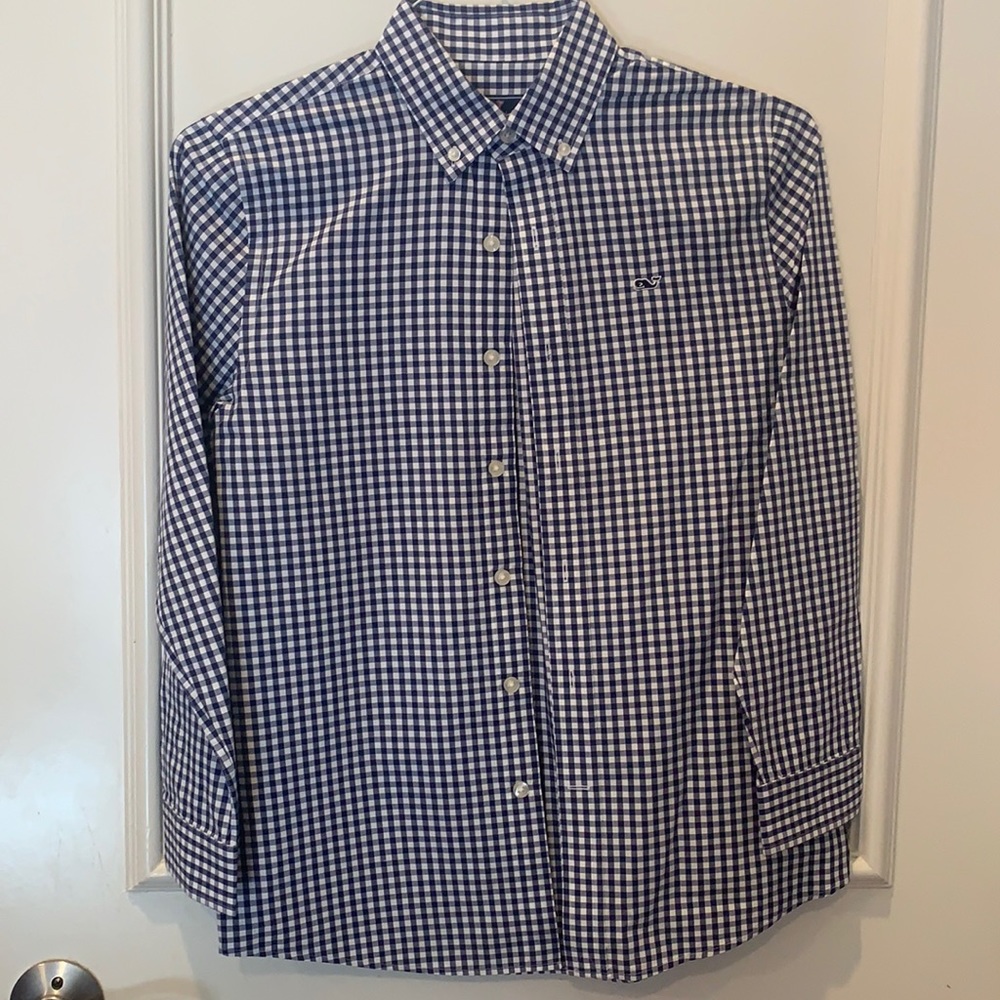 Boy’s Vineyard Vines gingham shirt
